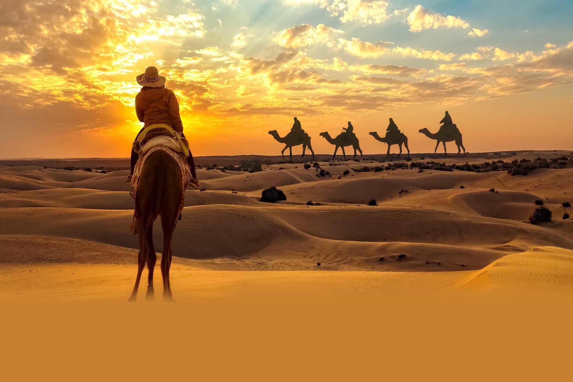 abu dhabi desert safari evening