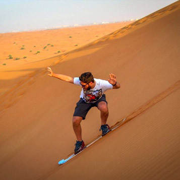 Desert Safari Abu Dhabi - Book Sandboarding Tour Abu Dhabi